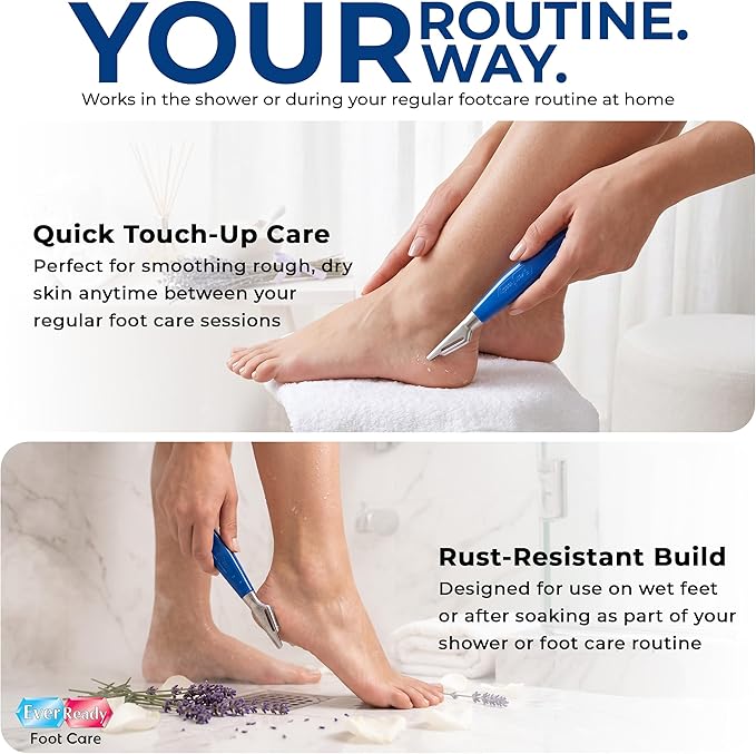 Ever Ready Corn & Callus Trimmer - Instant Relief from Corns | Removes Dry, Hard & Cracked Skin | Home Pedicure Treatment for Footcare