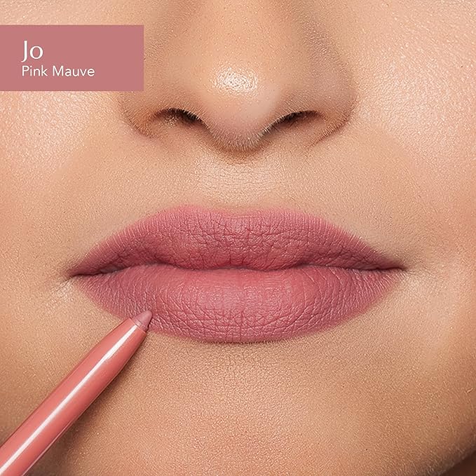 Thrive Causemetics Perfect Pink Pout Lip Gloss & Liner, Mother's Day Makeup Gift Set, Sheer Strength Lip-Plumping Peptide Gloss & Long-Wearing Plumping Lip Liner, Vegan & Cruelty Free, Jo (Pink Mauve)