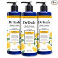 Dr Teal's Body Lotion, Lemon Prebiotic Lemon Balm & Essential Oils, 18 fl oz (Pack of 3)