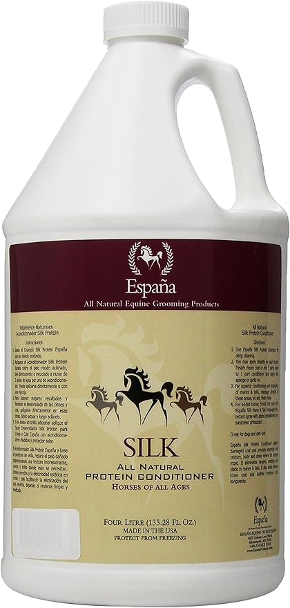 Espana Silk ESP1025E Specially Formulated Silk Protein Conditioner for Horses, 135.28-Ounce