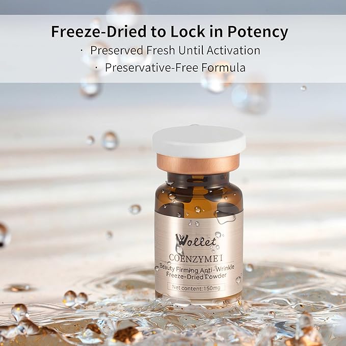 NAD+ Anti-Aging Peptides Serum – Fresh Activation, NAD+ & Collagen Peptides for Wrinkle Repair & Firming, Hydration & Brightening Without Microneedling, 5-days Supply for All Skin Types