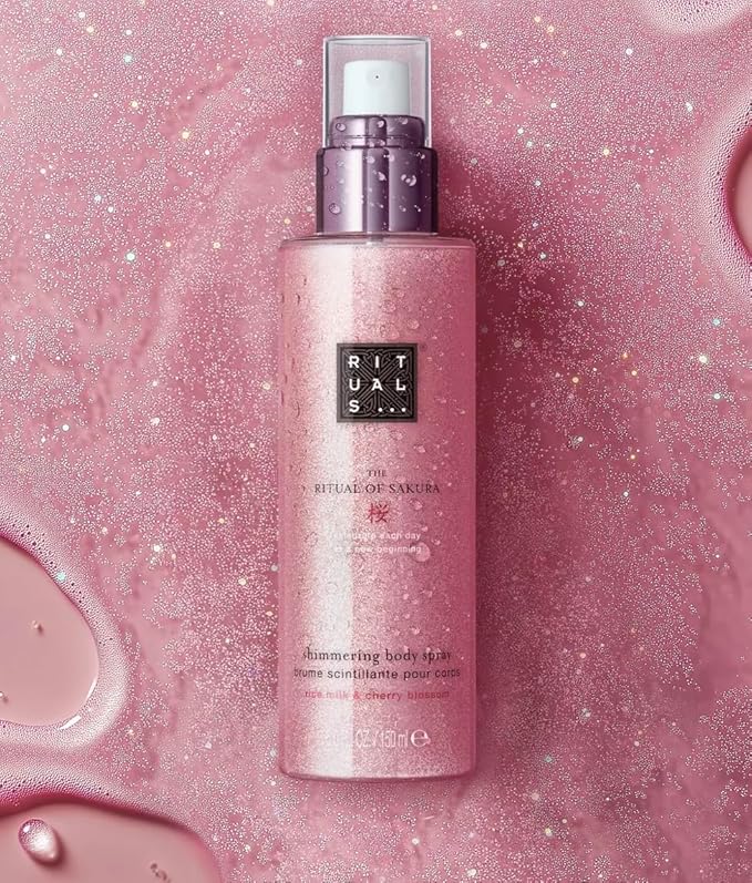 RITUALS THE OF SAKURA Shimmering Body Spray,rice milk & cherry blossom 5 floz/ 150 ml