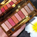 Glitter Eyeshadow Palette, 9 Colors Sparkle Shimmer and Matte Eye Shadow, Highly Pigmented Waterproof Long Lasting Makeup Set (Color 8)