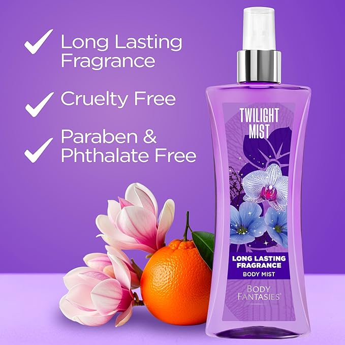 Body Fantasies Signature Fragrance Body Spray, Twilight Mist, 8 fl oz