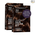 Madison Reed Radiant Hair Color Kit - 5NAC Dark Chocolate Brown with Copper-Auburn Undertones (Milano Brown), Dimensional Gray Hair Blending Permanent Hair Dye, PPD-Free & Ammonia-Free, 2 Pack