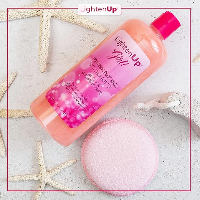 OMIC Lighten-Up LightenUp Exfoliating Body Wash - 33.8 Fl oz / 1000 ml (Girl)