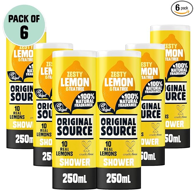 Original Source Shower Gel Lemon and Tea Tree 250ml Pack of 6