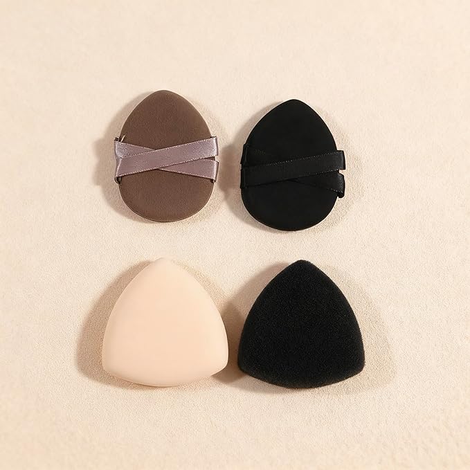 Makeup Sponge Puff Set, Large Beauty Puff for Quick Flawless Makeup, Concealer Powder Puff for Liquid & Cream Foundation 4PCS