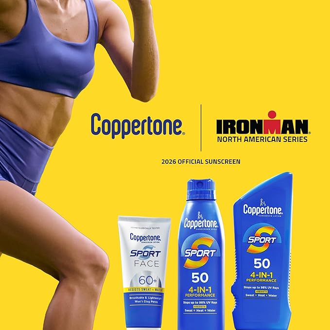 Coppertone Tanning Sunscreen Lotion, SPF 15, Broad Spectrum, Water Resistant | Vitamin E Enriched | Free of Harmful Chemicals | 16 Fl Oz | Pack of 2