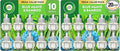 Air Wick Plug in Scented Oil Refill,10ct,Blue Agave and Bamboo,Air Freshener,Essential Oils,(Pack of 2)