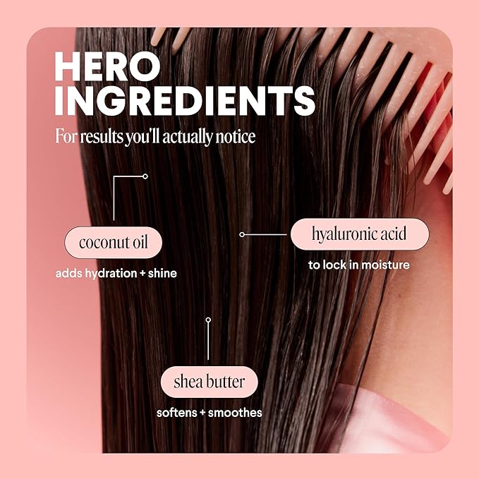 MONDAY HAIRCARE MOISTURE Conditioner with Hyaluronic Acid, Coconut Oil & Shea Butter for Dry & Dull Hair 354 mL