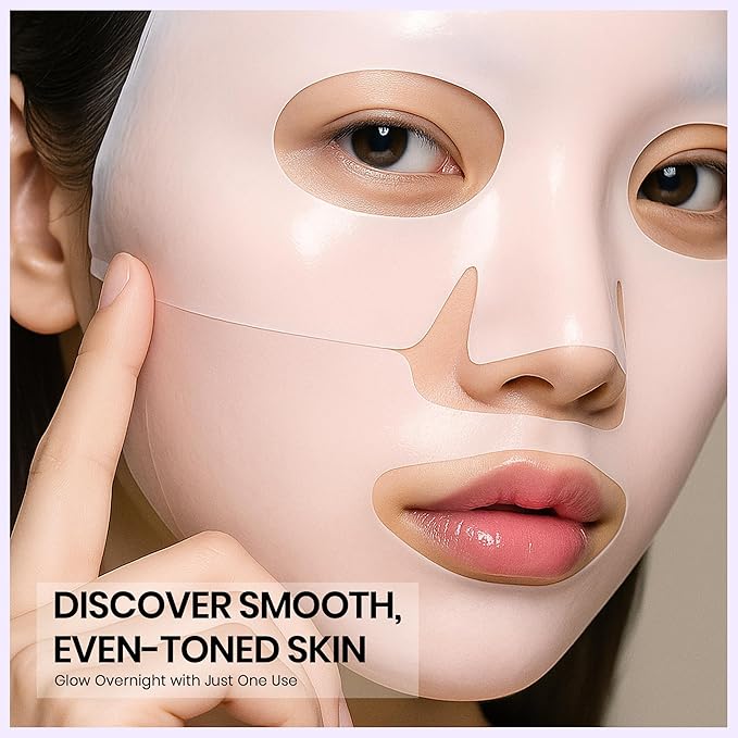 Deep Collagen Overnight Face Mask | Hydrating Anti Aging Gel Mask for Fine Lines Wrinkles & Firming | Pore Tightening Moisturizing Facial Treatment for All Skin Types