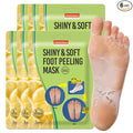 Purederm Shiny & Soft Foot Peeling Mask (6 pack) - For smooth and moist baby skin with Exfoliating peel off Calluses, Dry Skin, Cracked Heels - Men and Women