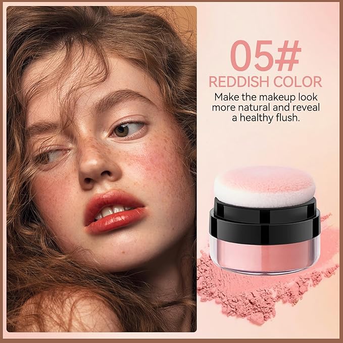 Erinde Natural Freckle Foundation Makeup Kit - Liquid Freckle Pen & Fake Freckles Stamp Air Cushion & Powder Cushion Blush, Long Lasting Waterproof Freckles Tattoo Marker for Natural Sunkissed Makeup