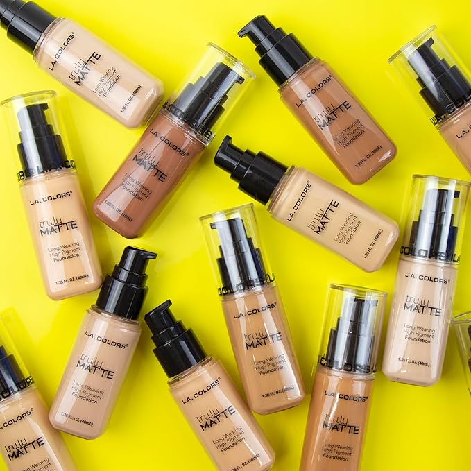 L.A. COLORS Truly Matte Foundation, Soft Beige CLM354