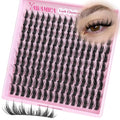 Manga Lash Clusters 10–12–14mm Natural Anime Eyelash Clusters Soft Spiky Cluster Lashes Wispy CC Curl Individual Fairy Lashes Extensions for Daily Makeup, Camera-Ready, Beginner Friendly by Yawamica