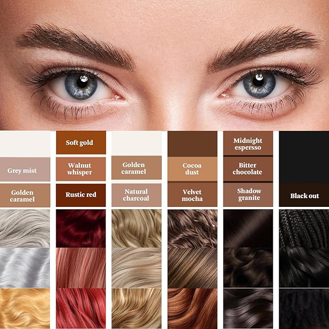Medium Brown Eyebrow Pencil, Ultra fine Brown Eyebrow Pencil for Women, Microblading Brow Pen for Realistic, Natural Brows, Smudge-Proof YES.EYE DO (Velvet Mocha-Medium Brown)