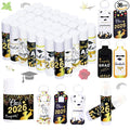 36 Pcs 2026 Graduation Gift Bulk Lip Balms Class of Graduation Party Favors Chapstick Holder Keychain and Lip Balms Set for Students Dry Chapped Lips Classmates Graduation Party
