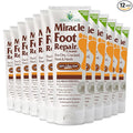 Miracle Foot Repair Cream (1 oz / 12 Pack) Repairs Dry Cracked Heels and Feet, 60% Pure Ultra Aloe Moisturizes, Softens, and Repairs