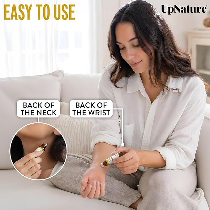 UpNature Frankincense Essential Oil Roll On - 100% Pure Frankincense Oil for Skin