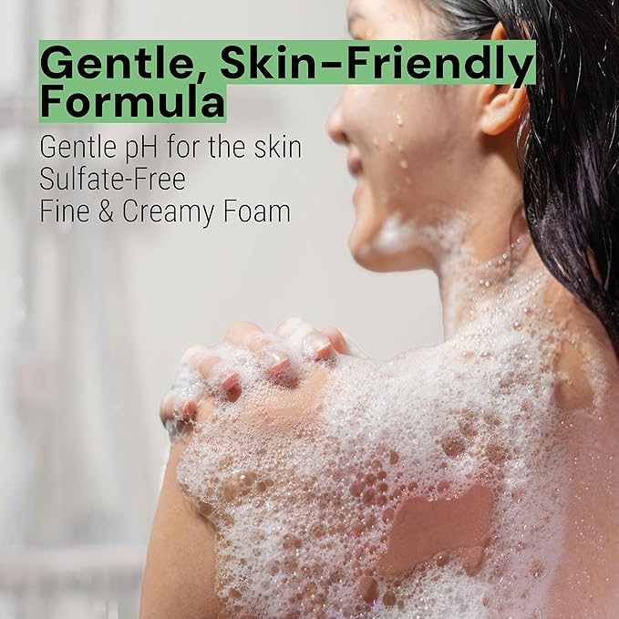 Panier des Sens - Sweet Almond Moisturizing Body Wash for Women & Men - Gentle Shower Gel - 96% Natural - Normal, Sensitive Skin - Body Care Made in France, SLS Free, Vegan - 6.8 floz