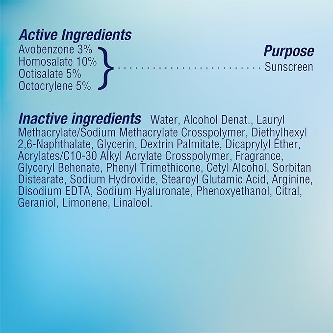 Biore UV Aqua Rich SPF 50 Moisturizing Sunscreen for Face, Oxybenzone & Octinoxate Free, Dermatologist Tested, Vegan, Cruelty Free, For Sensitive Skin, 1.7 Oz, Pack of 3,White
