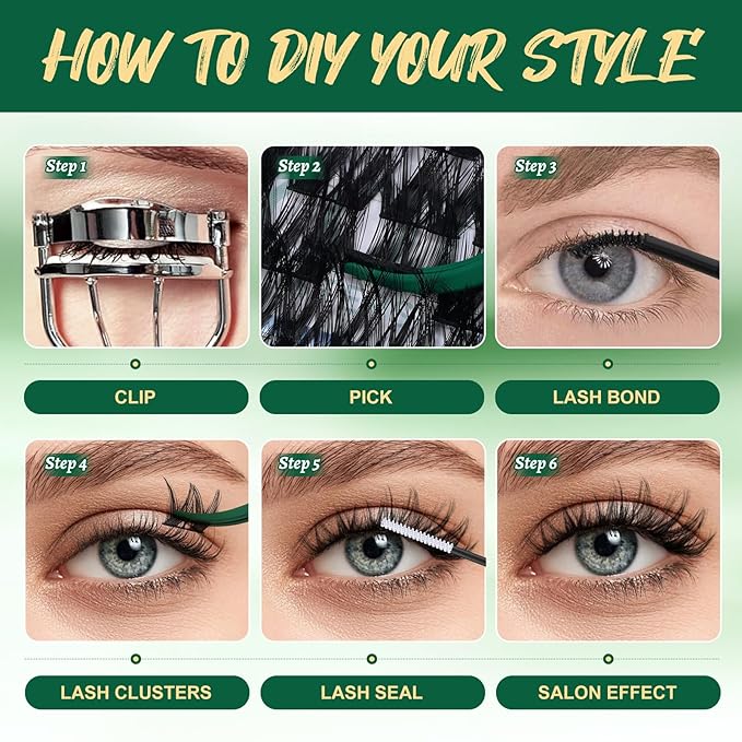 Lash Clusters,96 Pcs Cluster Lashes D Curl 10-18MIX DIY Lash Extensions Eyelash Clusters,KEYYOU Volume Wispy Individual Lashes Soft&Comfortable Easy DIY at Home(Y31,D-10-18MIX)