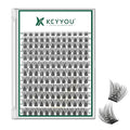 Lash Clusters 144pcs Eyelash Clusters D Curl 8-18MIX Individual Lashes KEYYOU Air Touch Cluster Lashes Super Lightweight Soft Wispy Comfortable Easy DIY at Home(Air01-D-8-18MIX)