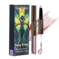 2-in-1 Eye Shadow & Liquid Eyeshadow, Waterproof Cream Eye Makeup Crayon Long Lasting Shimmer Glitter Gold Eye Brightener for Mature Women(07 ROSE)