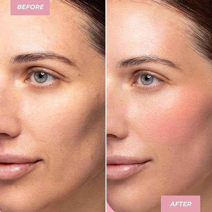 MCoBeauty - Dream Liquid Dewy Blush for Cheeks - Soft Pink Radiant Flush Shade - Fresh Glowing Cheeks - 4.6ml - Vegan, Cruelty Free - Face Makeup, Blush Liquid
