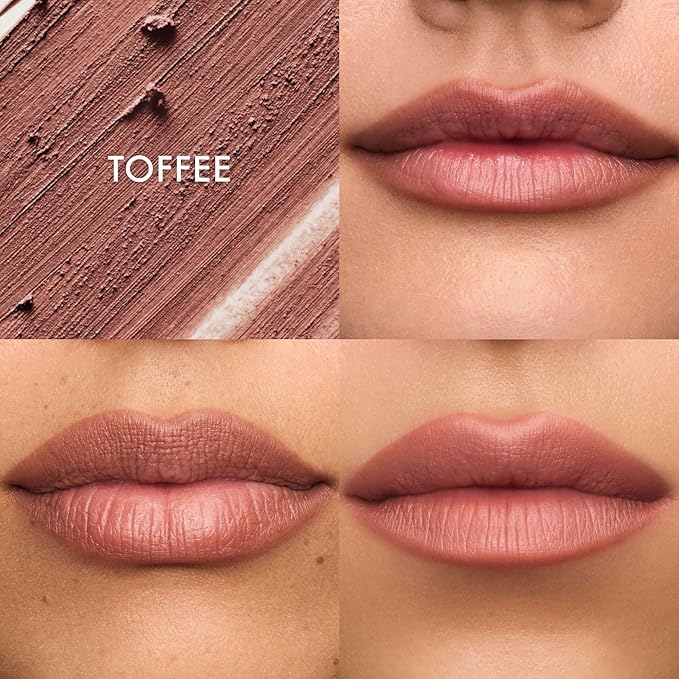 Summer Fridays SoftLine Lip Liner Pencil - Creamy, Long-Lasting Matte Lip Pencil for Sculpted Definition - Skin Care Infused Makeup with Hyaluronic Filling Spheres + Jojoba Oil - Toffee (1.02 g)