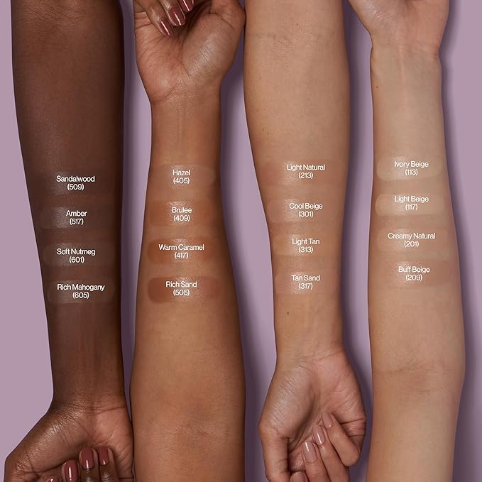 Revlon Illuminance Tinted Serum, Triple Hyaluronic Acid, Evens Out Skin Tone Over Time and Hydrates All Day, SPF 15, 517 Amber, 0.94 fl oz.