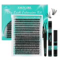 Lash Clusters Kit,DIY Individual Lashes Extension Kit,Lash Bond And Seal,Lash Remover For Eyelashes Extensions,Lash Applicator Tool For False Eyelash Cluster Kit（320PCS, 40D, 9-16mm）