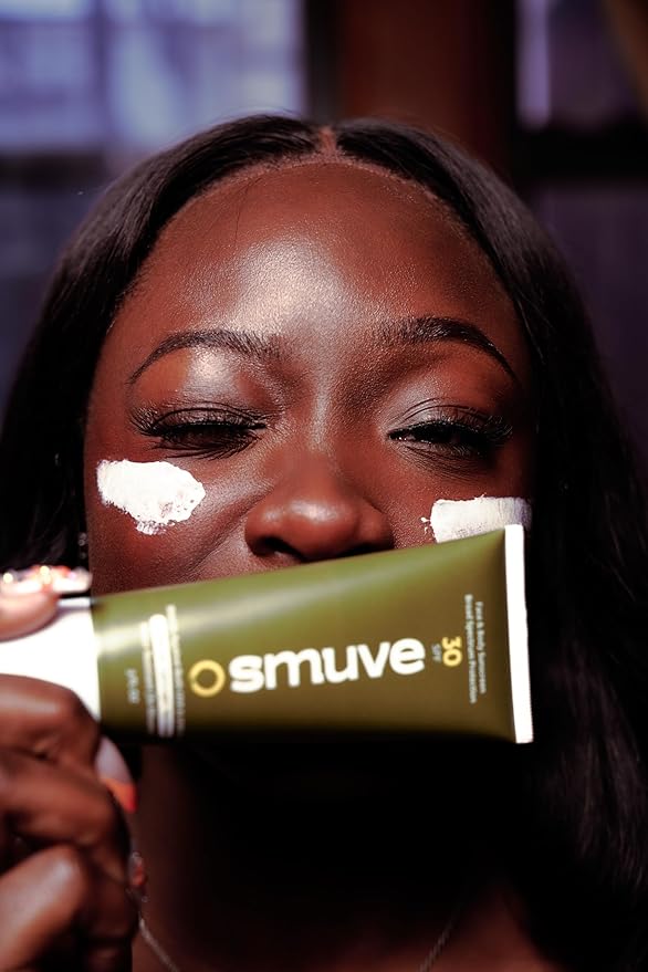 Smuve Operator Sunscreen- Face & Body Sunscreen, SPF 30, No White Cast, For Melanin, 3 fl oz