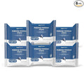Amazon Basics Makeup Remover Wipes, Gentle Cleansing, Dermatologist Tested, Original, Plant Based, Alcohol-Free, Removes Waterproof Mascara, pH Balanced, 25 Count, 6-Pack