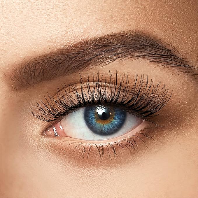 KISS Looks So Natural False Eyelashes Multipack, Lightweight & Comfortable, Tapered End Technology, Reusable, Cruelty-Free, Contact Lens Friendly, Style 'Moved', 30 Count (Pack of 1) Fake Eyelashes