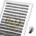 B&Qaugen False Eyelash, 280 Clusters Individual Lashes, 50D, Vegan, Cruelty Free
