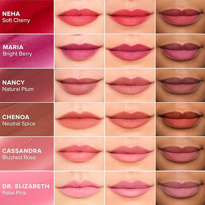 Thrive Causemetics Sheer Strength Soft Blur Lip Balm, Everyday Makeup Essential for Women, Lightweight & Creamy Lips Balm, Long Lasting Hydration, Vegan, Shade Neha (Soft Cherry)