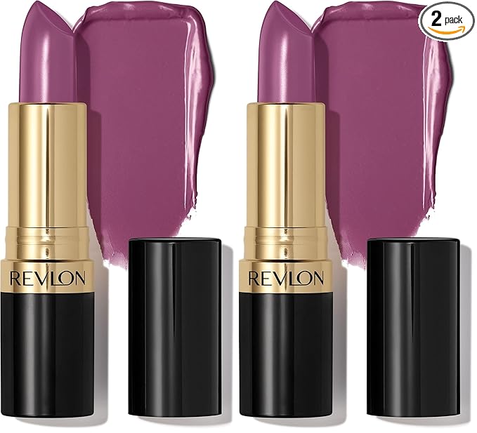 REVLON Super Lustrous Lipstick, Creamy Formula For Soft, Fuller-Looking Lips, Moisturized Feel, 660 Berry Haute, 0.15 oz (Pack of 2)