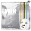 LAPCOS Daily Sheet Mask Variety Pack 7+1 (Version 1) - K Beauty Face Masks to Hydrate, Clarify, Nourish, Gently Exfoliate & Renew Skin - Highly Breathable Sheet & Pads - Korean Skin Care (Pack of 8)