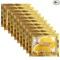 30 Pairs Eye Patches, Under Eye Patches for Dark Circles and Puffy Eyes, Reduce Wrinkles, Collagen Eye Mask Skincare Eye Pads for Moisturizing, Hydrating,24K Gold