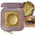 Duochrome Glitter Eyeshadow, Ultra-Fine Color Shifting Metallic Shimmer, High Pigment Holographic Single Eye Makeup, Long Lasting & Buildable Eye Shadow (#9 Tan Gold)