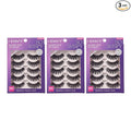 i•ENVY 15 Pairs So Wispy False Lashes (3 Pack), Premium Quality 100% Human Hair, Fluffy Feathered Eyelashes with Volume & Curl, Natural Look, Lightweight, Comfortable, Reusable for Everyday Wear