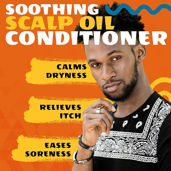 AllDay Locks Scalp Oil - Scalp Moisturizer for Braid & Hair Care, for Men and Women, Moisturizing and Strengthening Treatment, Oil for Dryness and Tension Relief - 4 oz Bottle