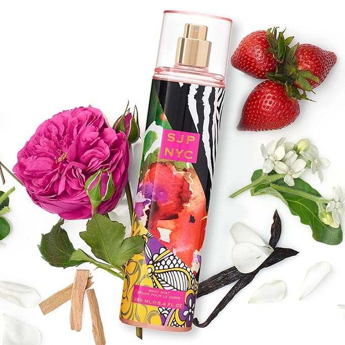 SJP NYC By SJP Body Mist For Women - Adventurous, Enticing Fragrance - Cocktail Of Floral, Fruity, And Musky Notes - A Blend Of City-Inspired Scents - 8.4 Oz