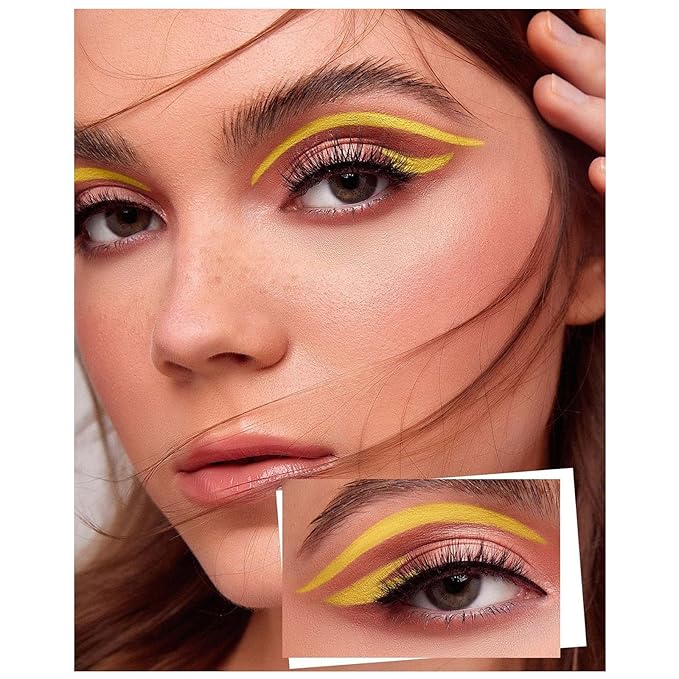12 Colors Liquid Eyeliner Set, Colorful Neon Eyeliner Pencil Matte Colored Pen Waterproof Long Lasting Pigmented Rainbow Eye Liner Halloween Christmas Makeup Gift Kit for Women (multcolor)