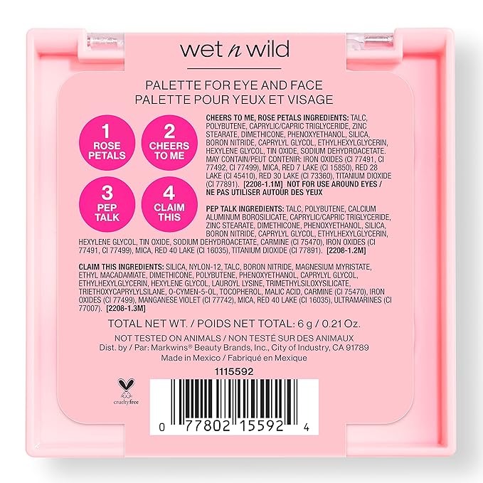 wet n wild Pampered Palette for Eye & Face (Pack of 2)