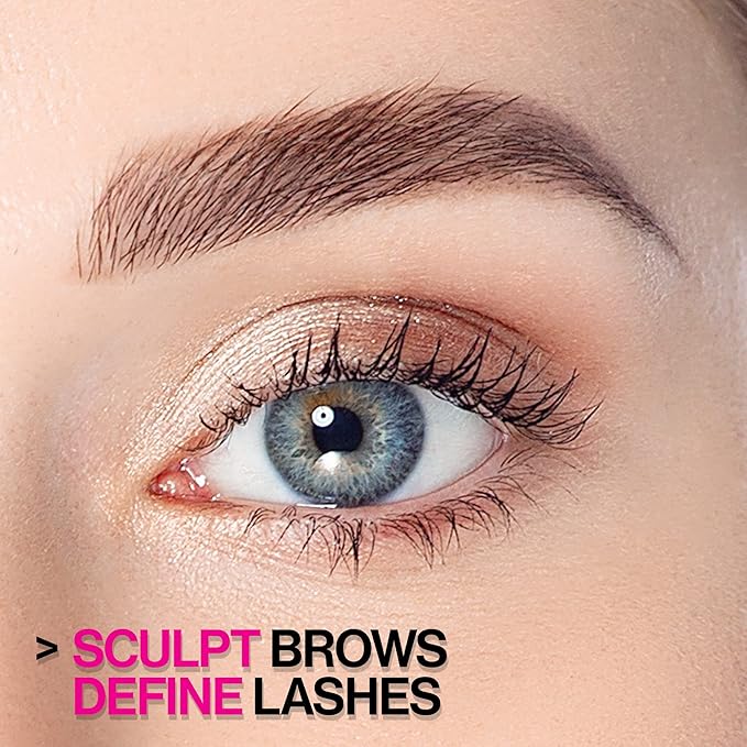 wet n wild Mega Clear Brow & Lash Mascara - Sculpts Brows, Defines Lashes, Conditioning with Soy Protein & ProVitamin B5, Primer & Top Coat, Cruelty-Free & Vegan - Clear