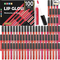 AZEN 100 Pack Lip Gloss Bulk Set, Shimmery Lip Gloss for Women and Girls With Rich Varied Colors, Mothers Day Gifts for Women