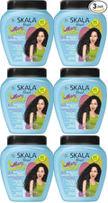 SKALA Mais Cachos for hair type 3ABC - 2 IN 1 Conditioning Treatment Cream & Cream To Comb 70.4oz, BLUE (Pack of 3)